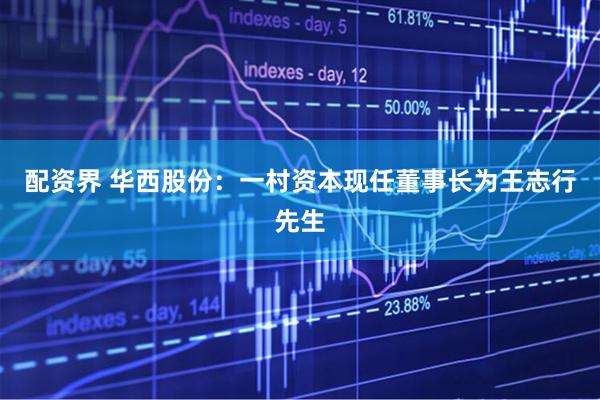配资界 华西股份：一村资本现任董事长为王志行先生
